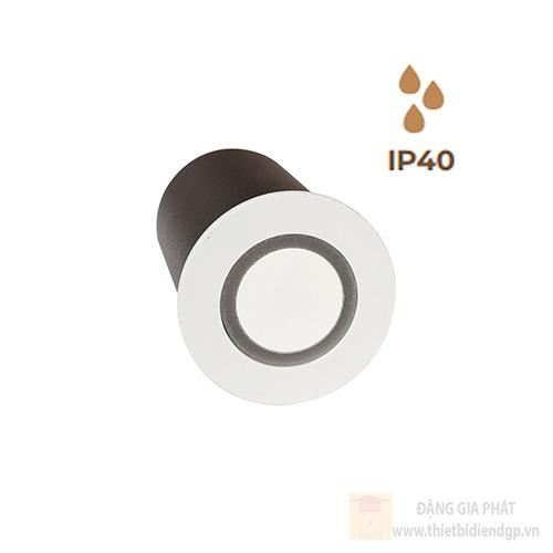 Đèn âm tường VinaLED 3W mẫu D ánh sáng vàng 3000K