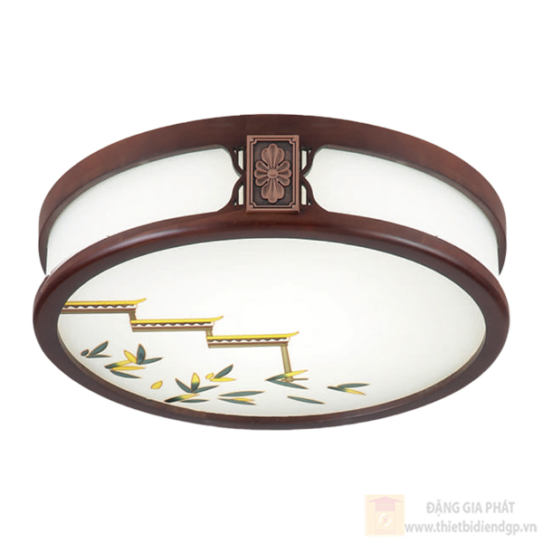 Đèn mâm gỗ trang trí Slister Ø560mm - LED