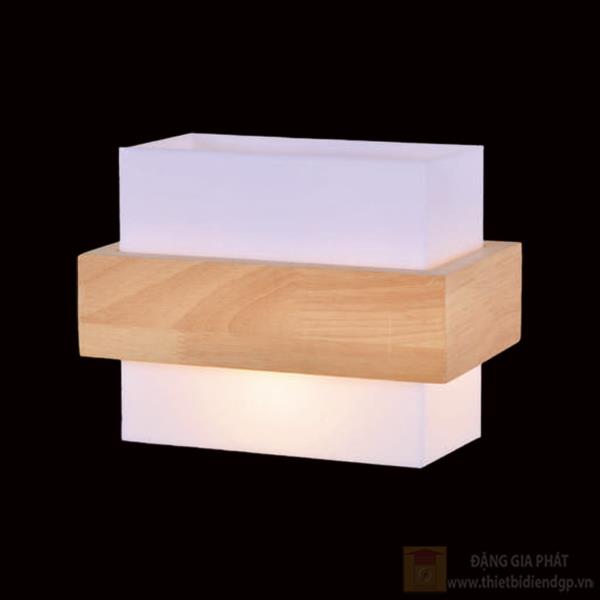 Đèn tường gỗ trong nhà Slister 200*180mm - E27*1