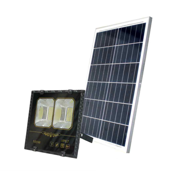 Đèn pha năng lượng Led 100W > 6500K - W220xL225