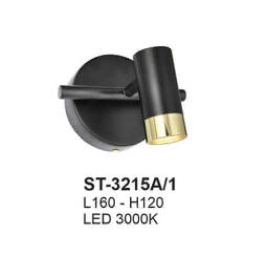 Đèn soi gương, sọi tranh Andora ST-3215 màu đen - LED 3000K