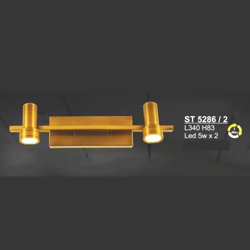 Đèn gương Sano LED5W*2 - 3 màu ánh sáng - L340*H83