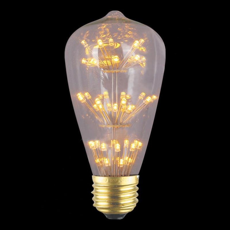Bóng LED Edison Pháo Hoa ST64-CT