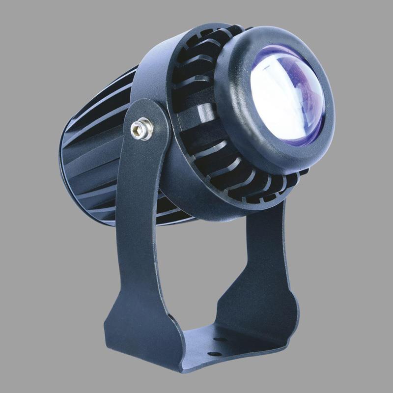 Đèn cắm (rọi) cỏ Ø100, LED 10W, Ánh sáng trắng, xanh lá, đỏ, xanh dương