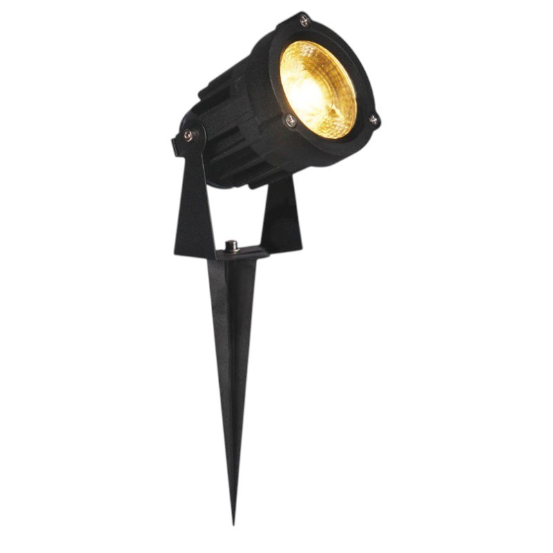 Đèn cắm (rọi) cỏ Ø100, LED 7W ánh sáng vàng & xanh