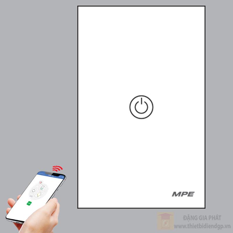 Mặt 1 công tắc chữ nhật Zigbee