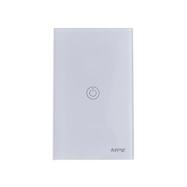 Mặt 1 công tắc MPE chữ nhật Zigbee