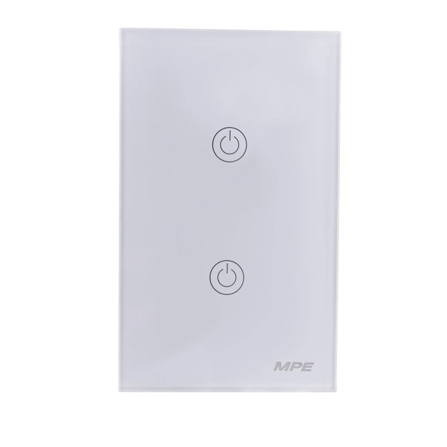 Mặt 2 công tắc MPE chữ nhật Zigbee