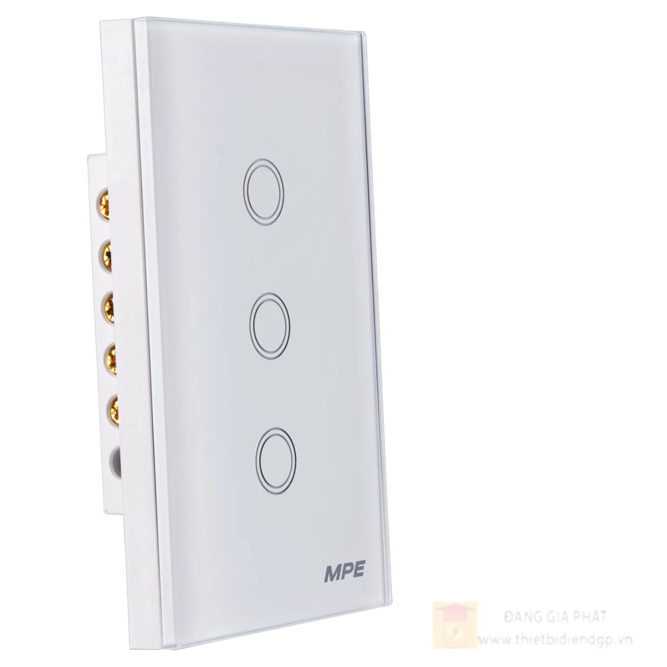 Mặt 3 công tắc chữ nhật