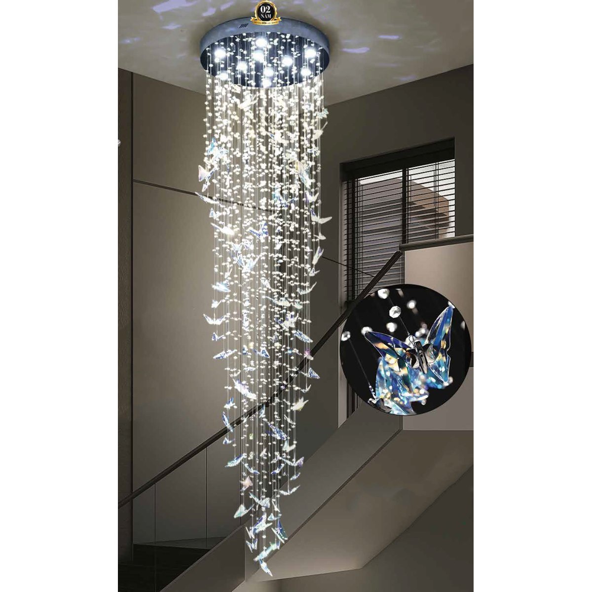 Đèn thả pha lê 355 Decor TPL127