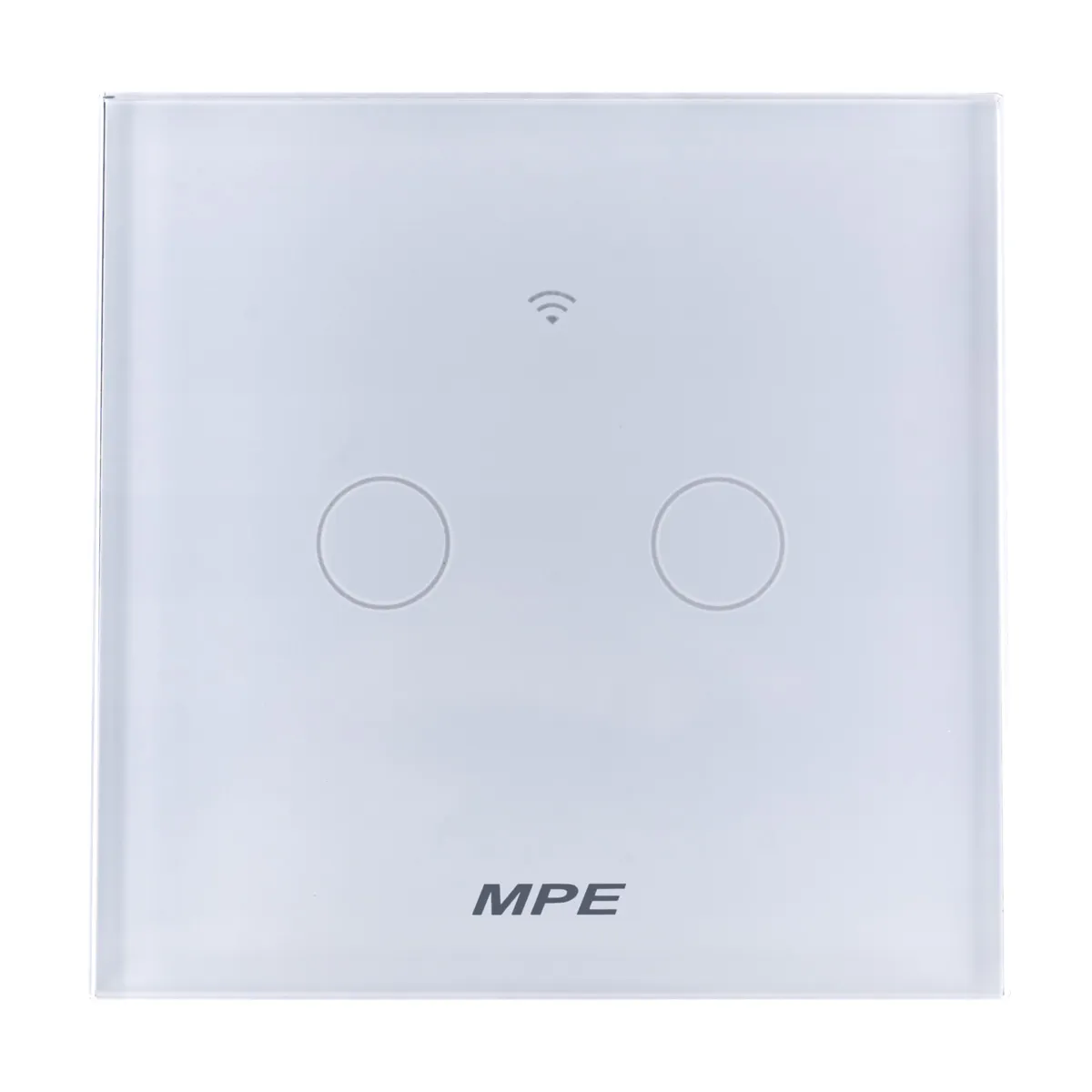 Mặt 2 công tắc MPE wifi (vuông)