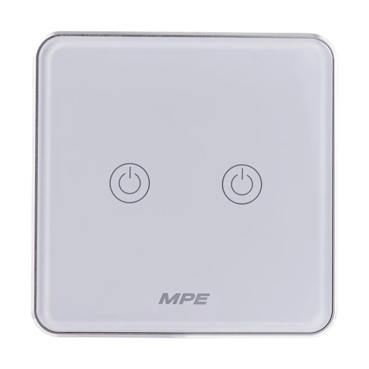Mặt 2 công tắc MPE vuông Zigbee