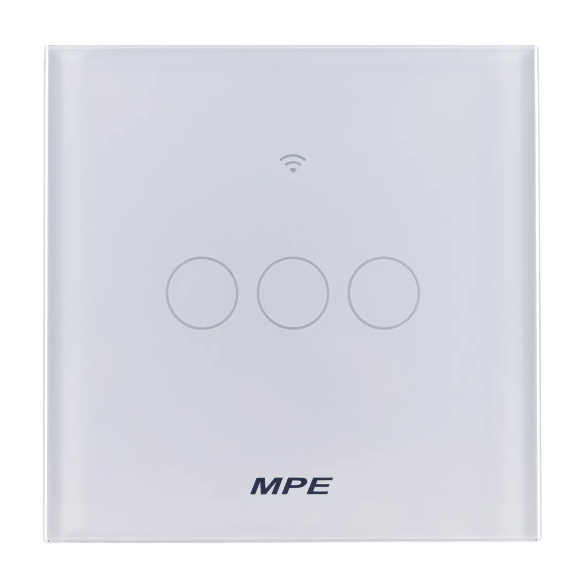 Mặt 3 công tắc MPE wifi (vuông)