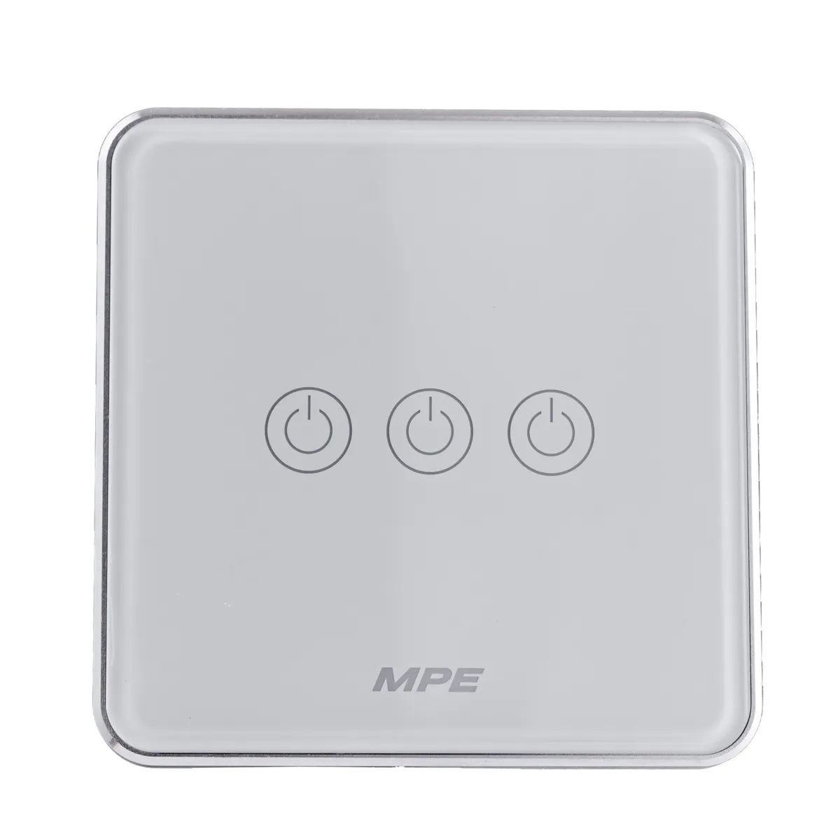 Mặt 3 công tắc MPE vuông Zigbee
