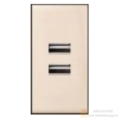 Ổ cắm đôi USB Size M Duhal Saturn S