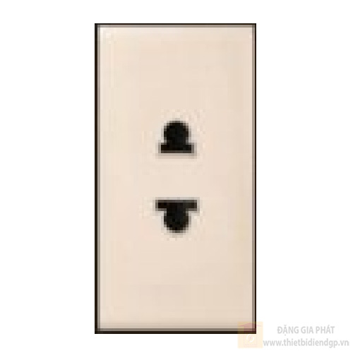 Ổ cắm đơn 2 chấu Size M Duhal Saturn S