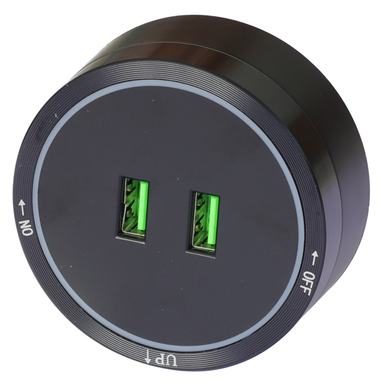 Bộ ổ cắm cao cấp Duhal (chất liệu PC + Aluminum có led ) 2 USB