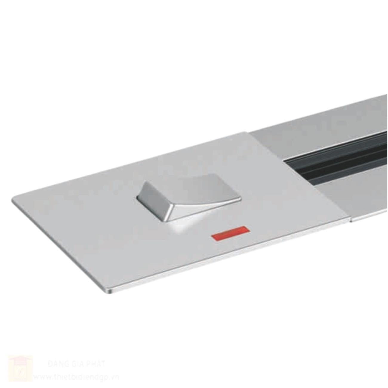 Thanh ray cao cấp 100cm ( nguồn vào 1 đầu - có công tắc) (8.5*2*100 cm) gắn âm
