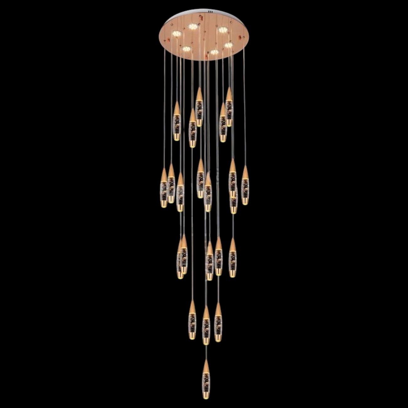 Đèn thả thông tầng Euroto T-106/20 Ø600 x H4000