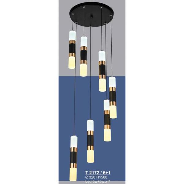 Đèn treo Sano led 5W+5W*7 - Ø320*H1500mm