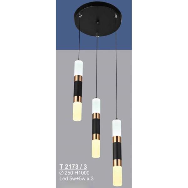 Đèn treo Sano led 5W+5W*3 - Ø250*H1000mm