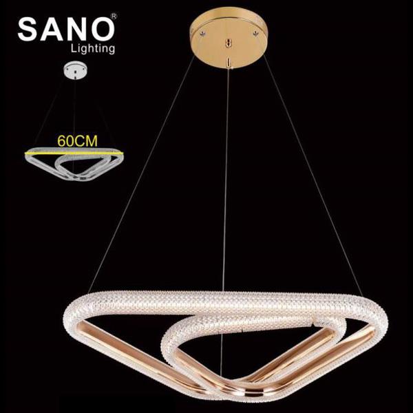 Đèn treo Sano led 68W*2 - Ø600*H1000mm