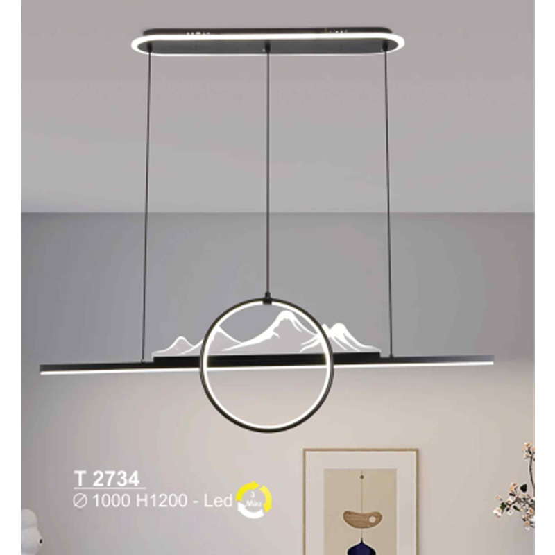 Đèn treo Sano Led 3 màu - T 2734 - Ø1000*H1200