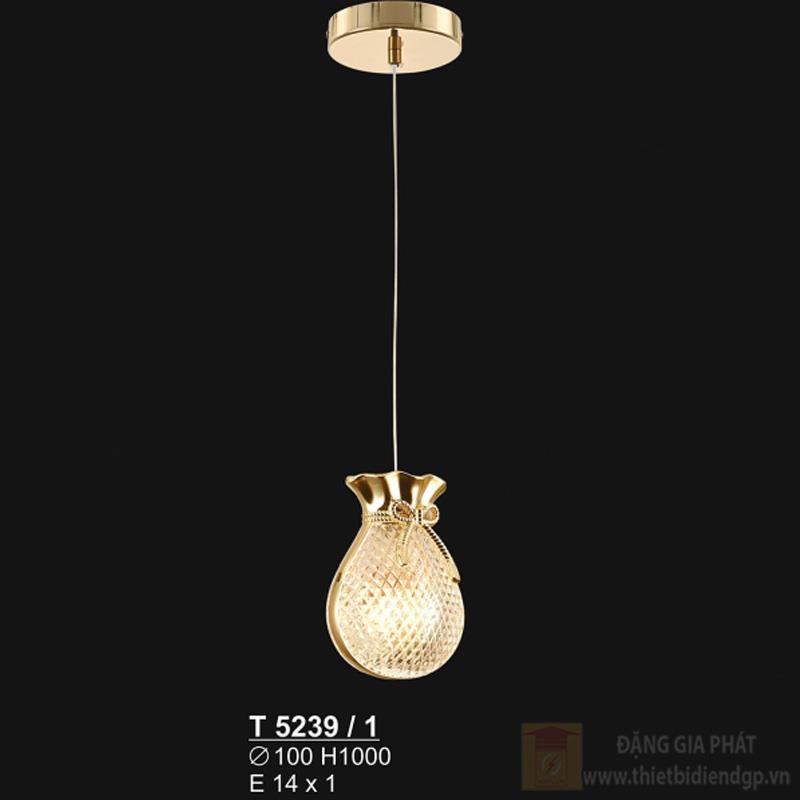 Đèn treo túi Phúc Lộc Cát Tường - E14*1 - Ø100*H1000