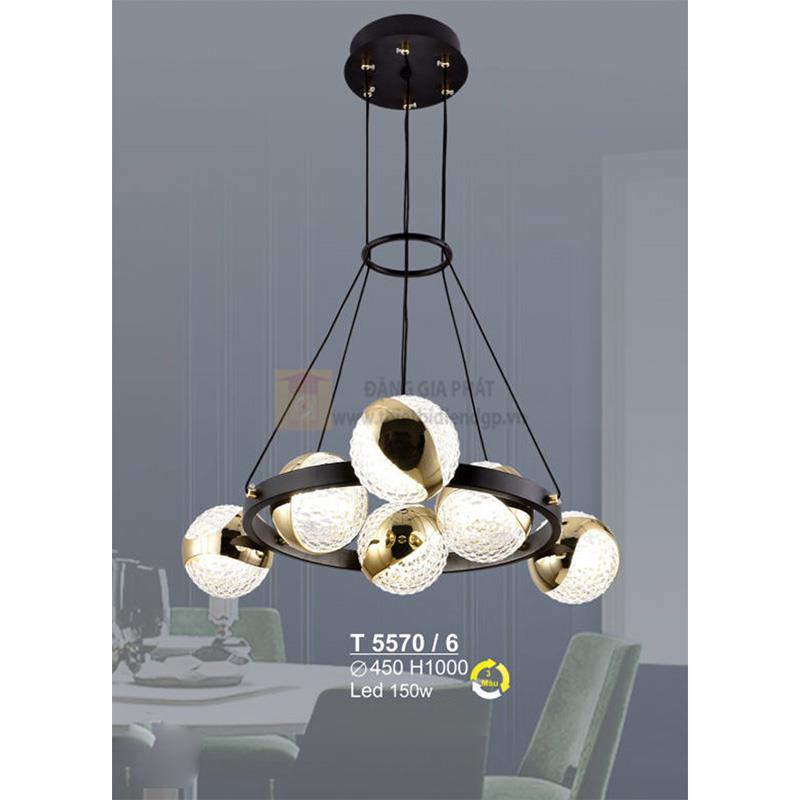 Đèn treo trang trí Led 150W - Ø450*H1000 - 3 màu ánh sáng