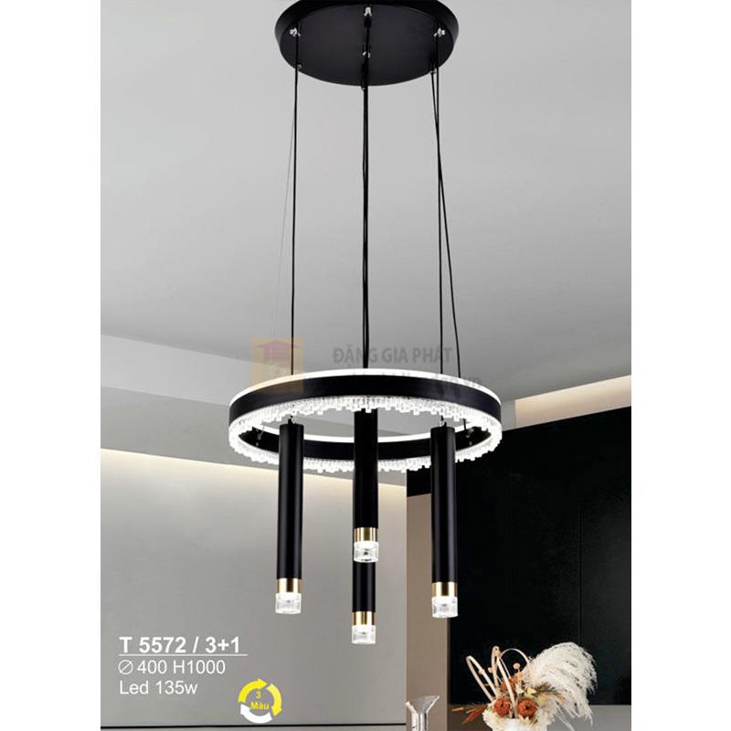 Đèn treo trang trí Led 135W - Ø400*H1000 - 3 màu ánh sáng