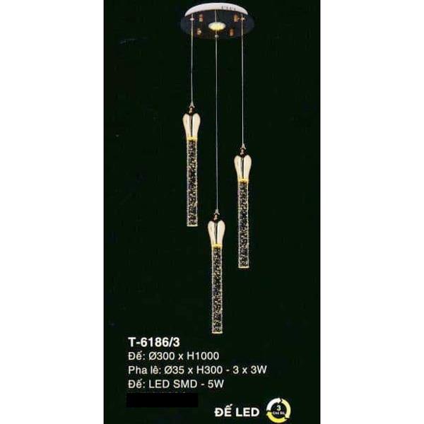 Đèn thả trần T-6186/3