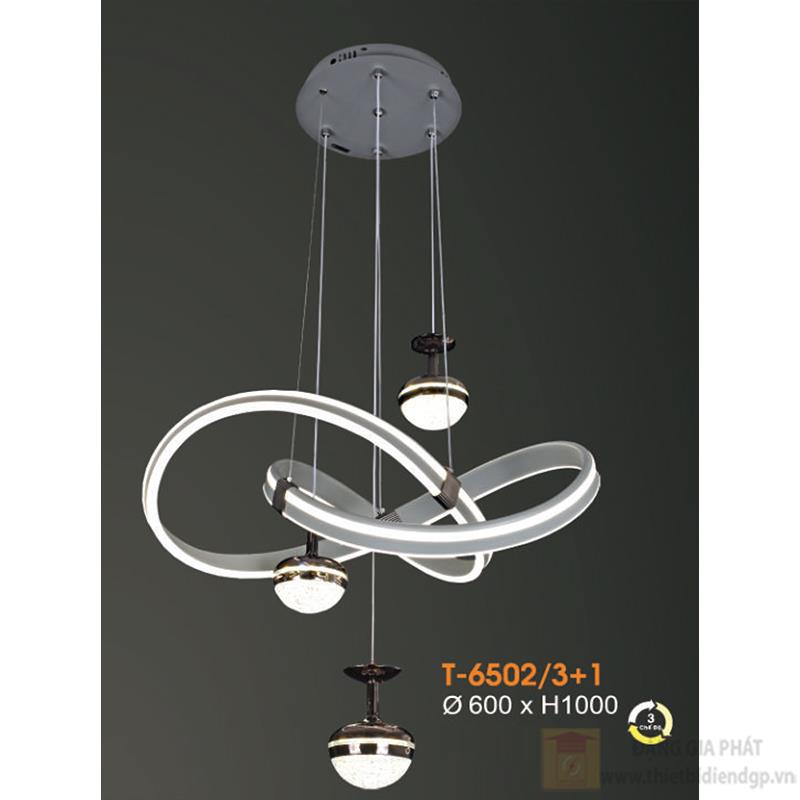 Đèn thả trang trí led 3 chế độ Ø600*H1000