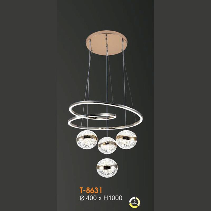 Đèn treo trang trí Verona Ø400*H1000 - ánh sáng 3 màu