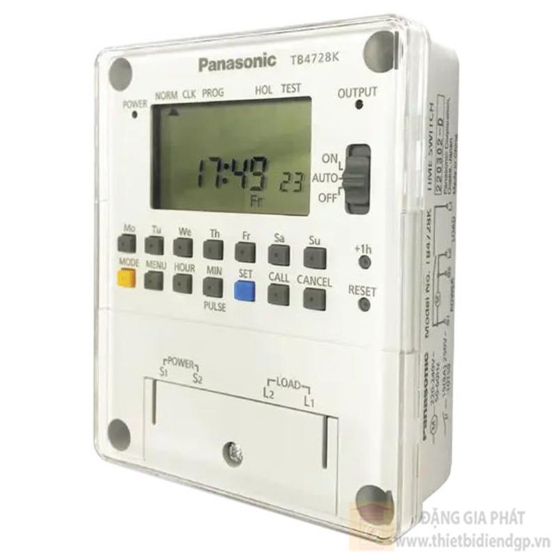 Công tắc đồng hồ Panasonic Weekly digital type 220-240VAC, 15A
