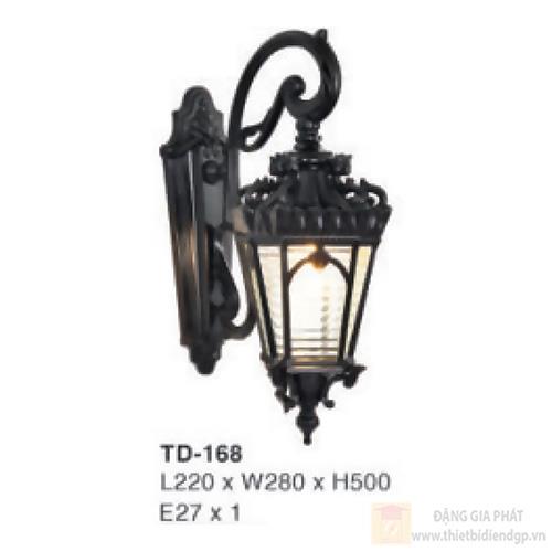 Đèn vách cổng ngoại thất kiểu dáng sang trọng TD-168 - E27