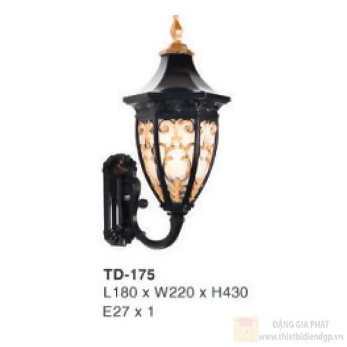 Đèn vách cổng ngoại thất kiểu dáng sang trọng TD-175 - E27