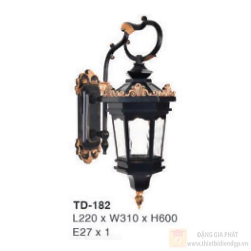 Đèn vách cổng ngoại thất kiểu dáng sang trọng TD-182 - E27