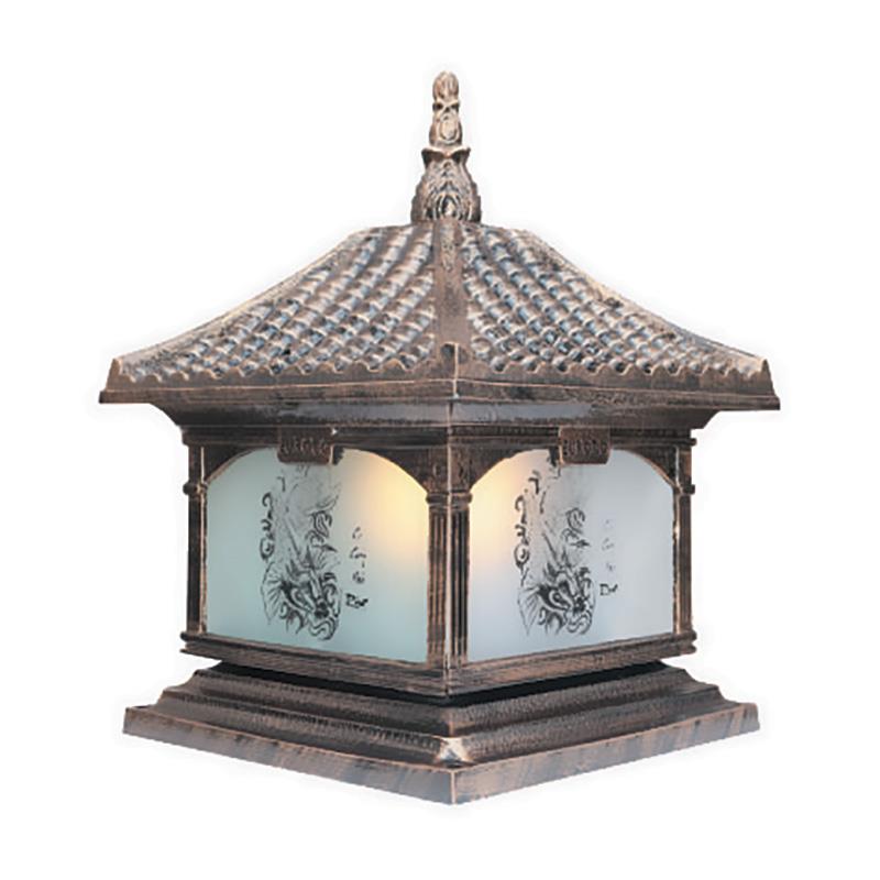 Đèn trụ cổng ngoại thất thiết kế đẹp TD-413
