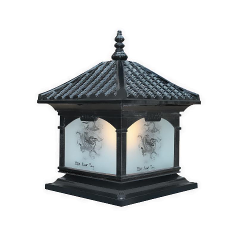 Đèn trụ cổng ngoại thất thiết kế đẹp TD-414