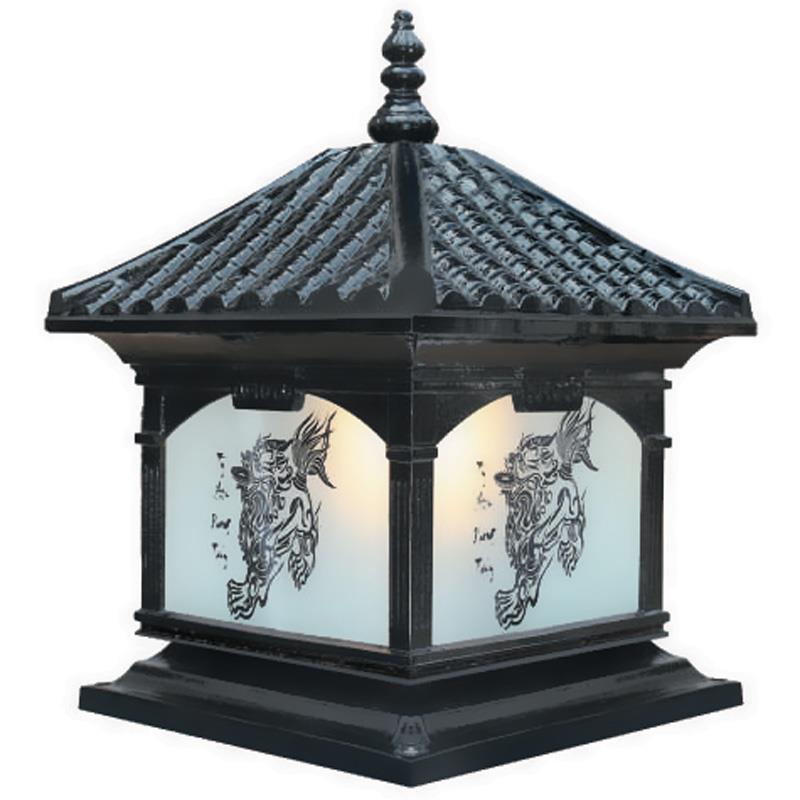 Đèn trụ cổng ngoại thất thiết kế đẹp TD-416