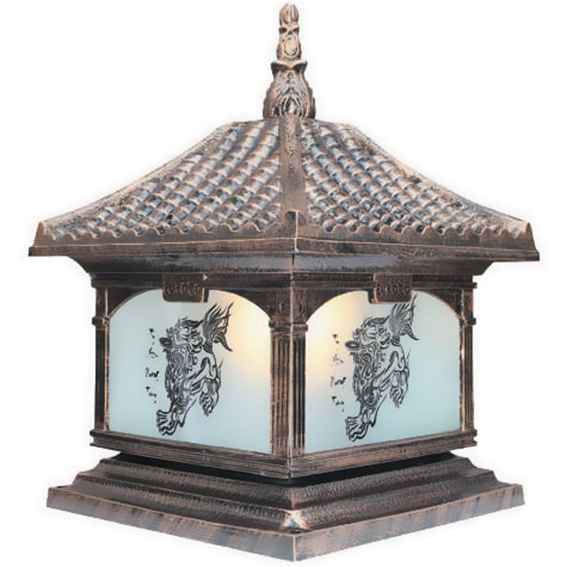 Đèn trụ cổng ngoại thất thiết kế đẹp TD-417
