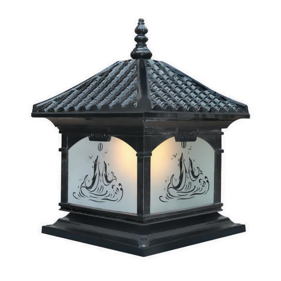 Đèn trụ cổng ngoại thất thiết kế đẹp TD-428