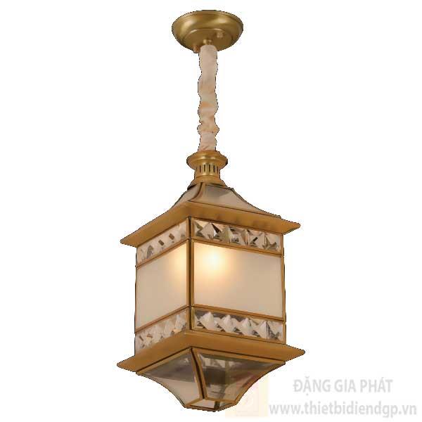 Đèn treo đồng Ø190*H380, E27*1