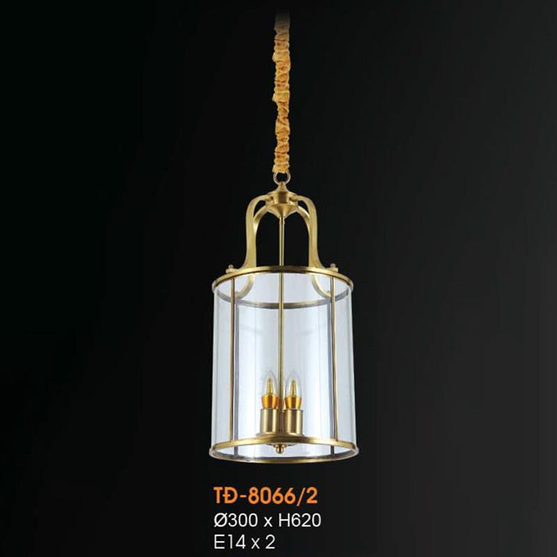 Đèn treo đồng Verona Ø300*H620 - E14*2