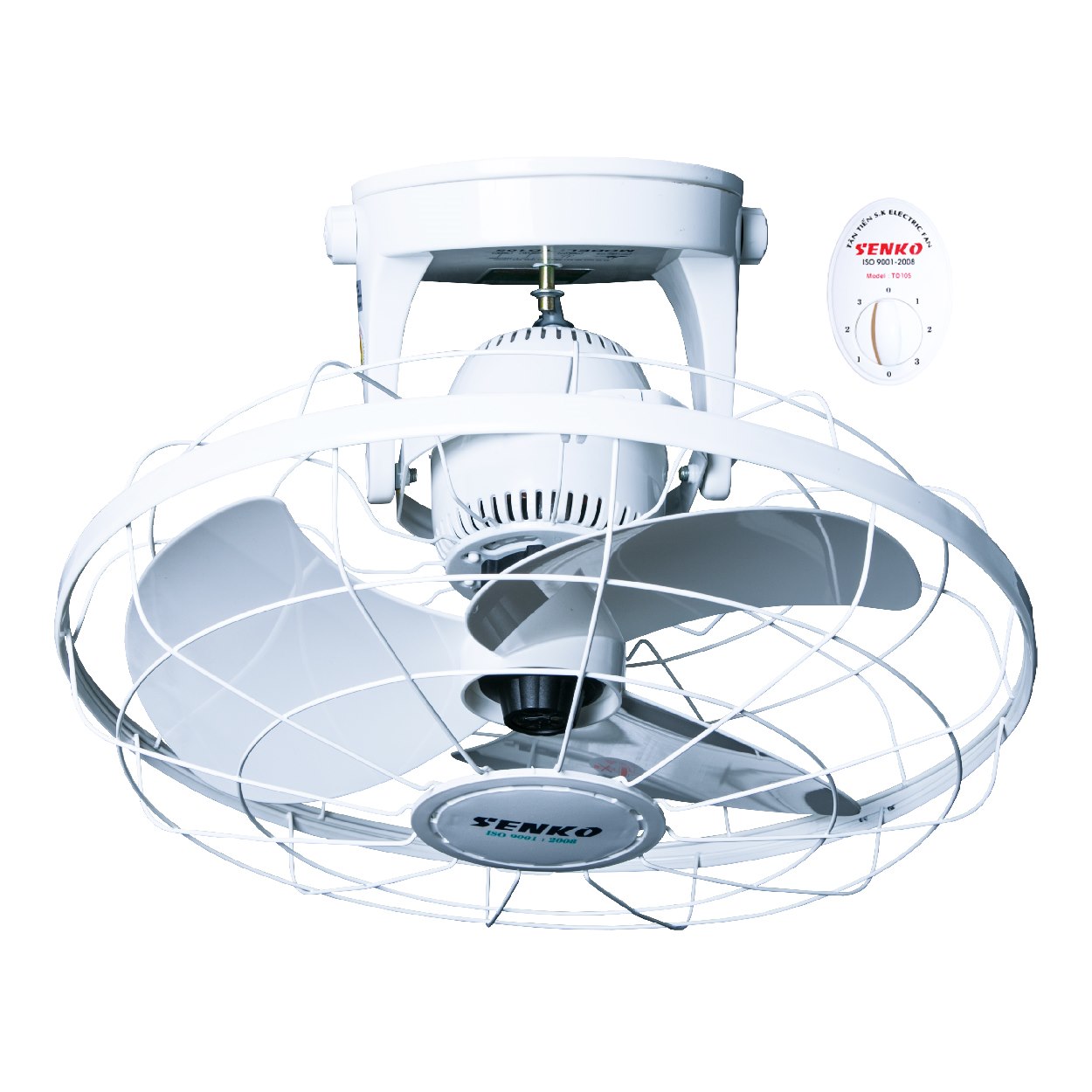 Quạt đảo trần Senko TD105 chuyển hướng cơ