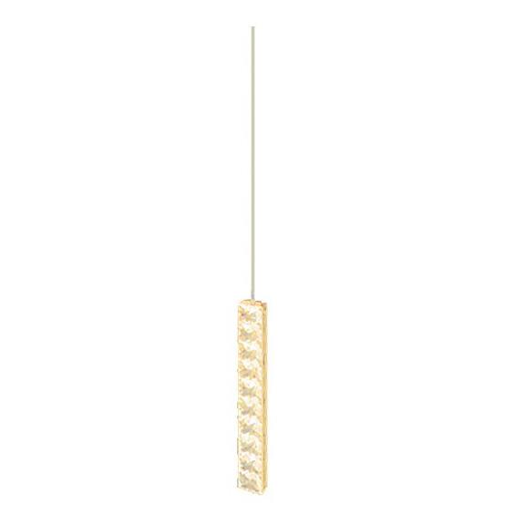 Đèn thả Led 3 CĐ pha lê & thân Inox cao cấp THD1002T1