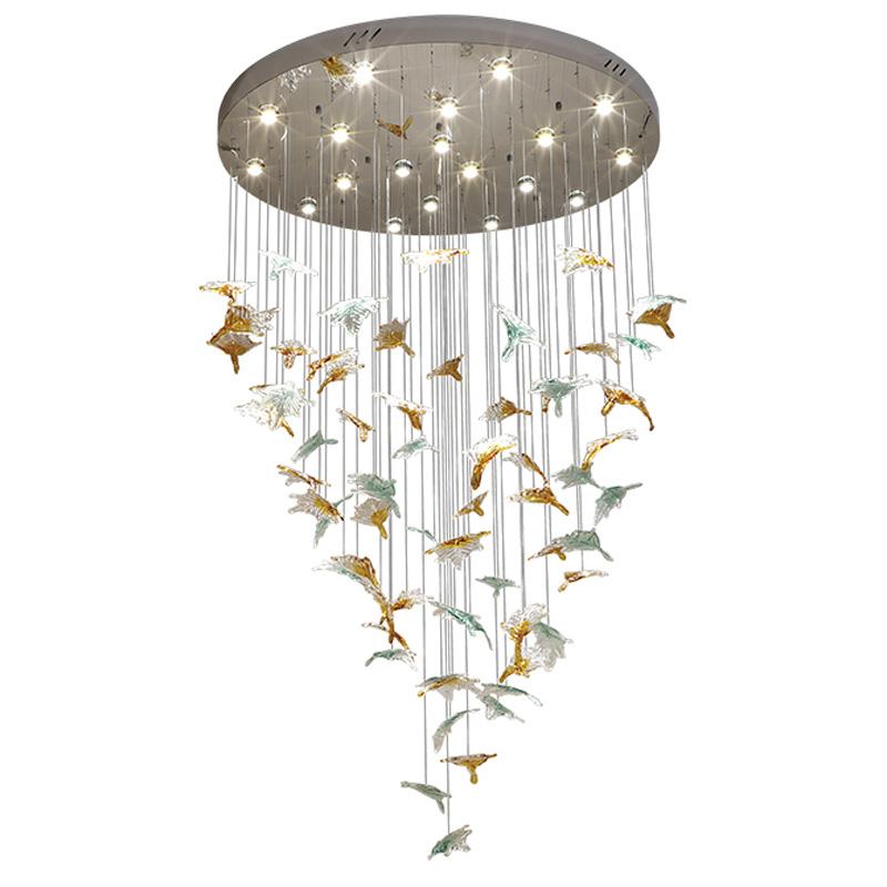 Đèn thả hiện đại Ø1200*H4000 - LED 3 CĐ - GU10*19 - Thả 67 chiếc