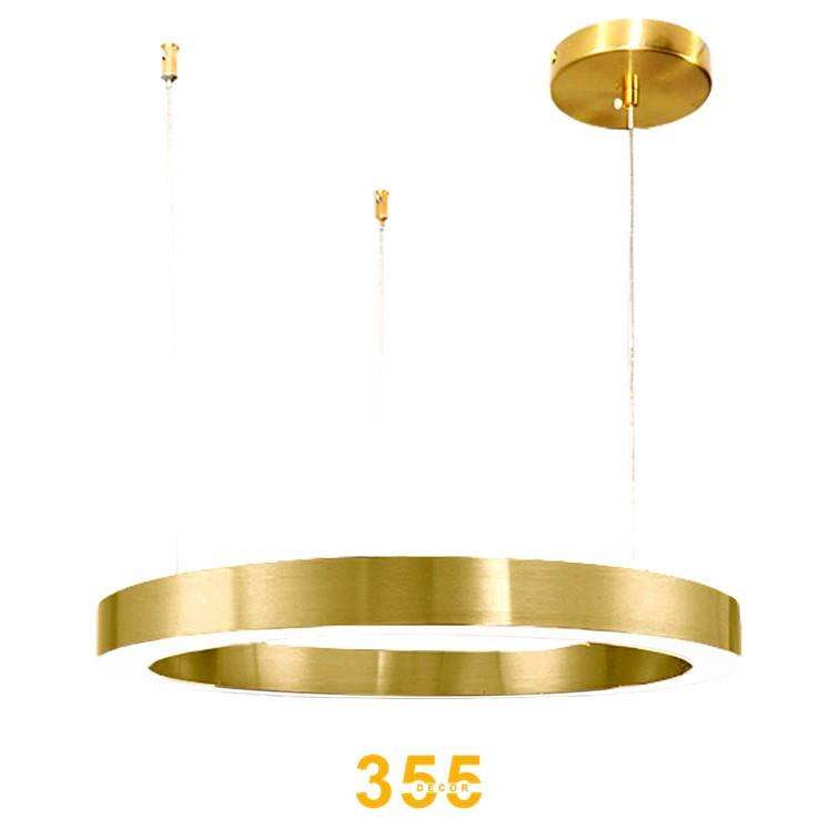 Đèn thả hiện đại Ø300, Ø400, Ø600, Ø800 - Led 3 CĐ - Xi Vàng ĐỒNG