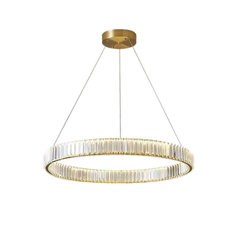 Đèn thả Pha Lê K9 + Inox cao cấp - LED 3 CĐ
