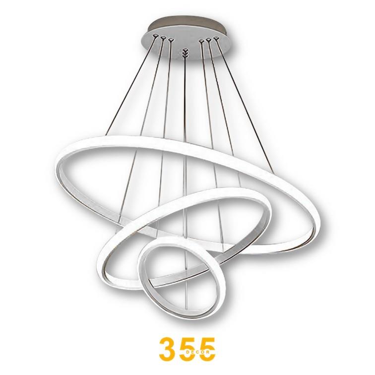 Đèn thả hiện đại Ø300 + Ø500 + Ø700 - LED 3 CĐ - 120W